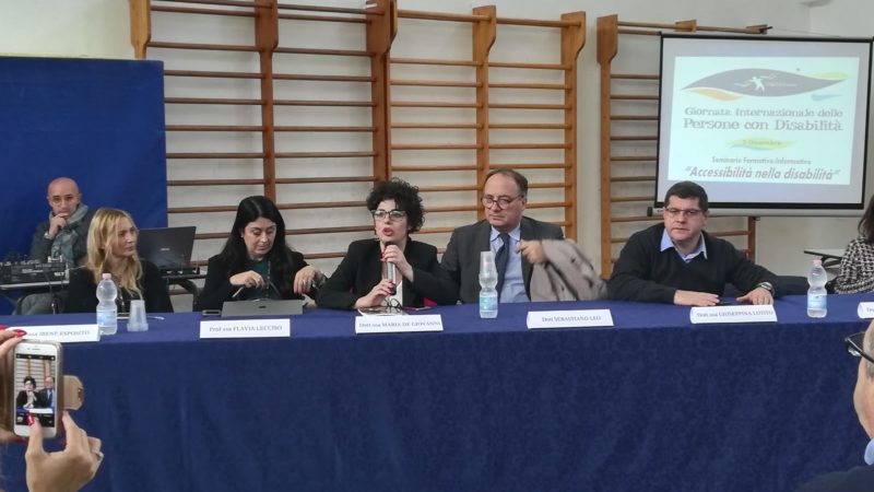 Maria De Giovanni relatrice sul seminario della disabilità  a Brindisi